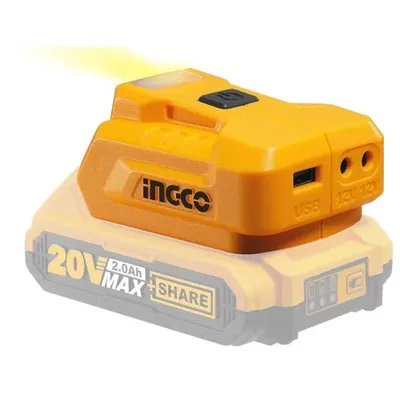 Adaptador/Carregador USB para bateria 20V