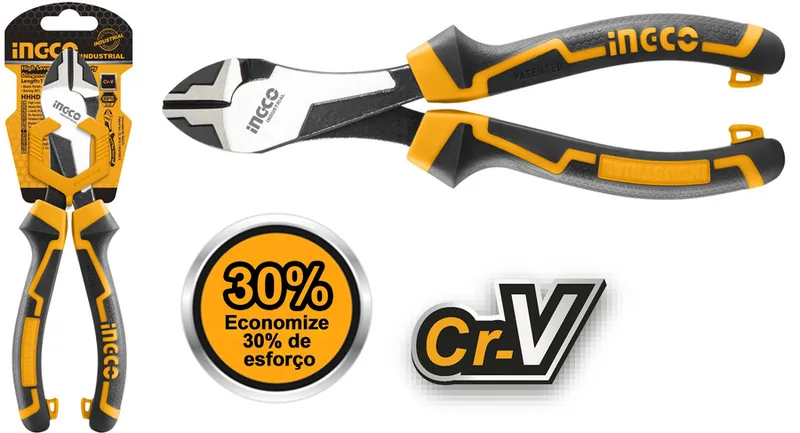 Alicate Corte Diagonal Alta Performance - INGCO