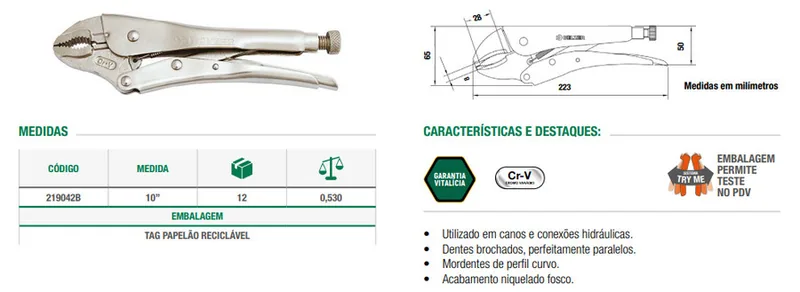 Alicate de Pressão