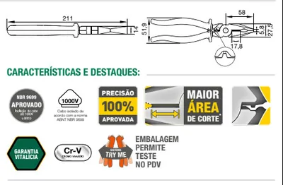 Alicate Eletricista