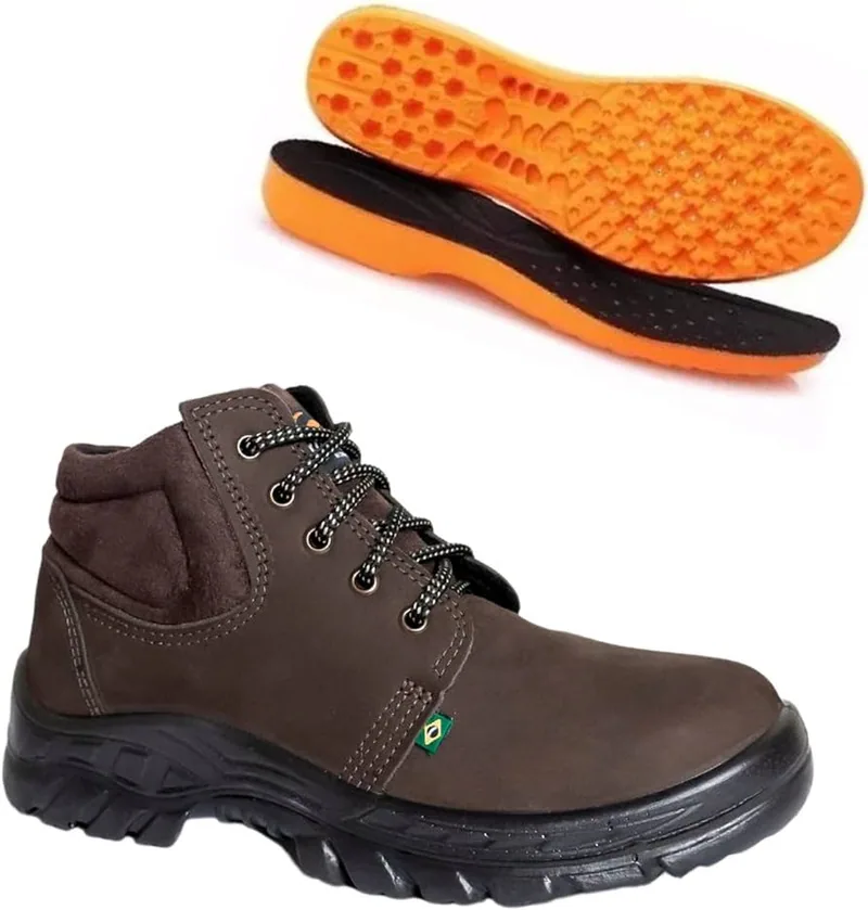 Bota de Microfibra Elástica Bidensidade Bico ACO PU - Bracol