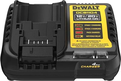 Carregador de Bateria Bivolt 12v/20v 4.0AH DeWalt - DCB1104-BR