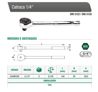 Catracas - Tamanhos Variados