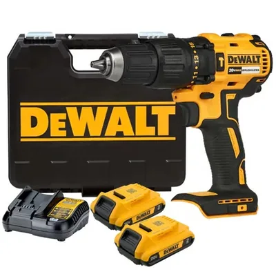 Parafusadeira/Furadeira Impacto 20V 2AH DeWalt - 2 Baterias DCD7781D2BR