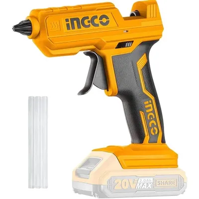 Pistola Aplicadora de Silicone a Bateria 20V - INGCO CGGLI2001