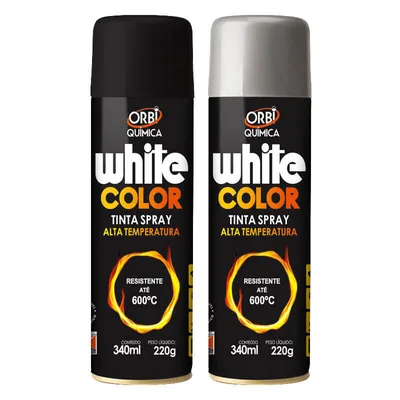 Tinta Spray para Alta Temperatura