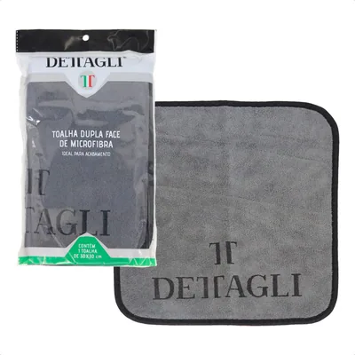 Toalha Dupla Face de Microfibra 30cm x 30cm - Dettagli Sandet