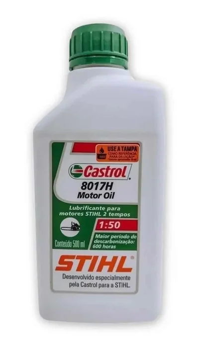 Óleo Lubrificante Stihl 2 Tempos 8017H 1:50 - Castrol 500ml