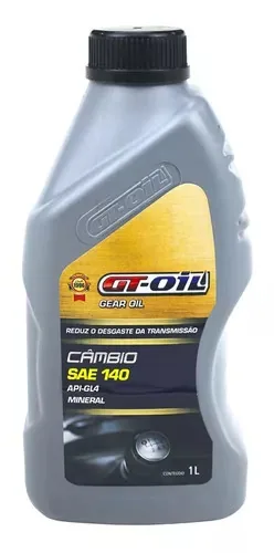 Óleo Mineral Cambio Gear 140 GL5 - GT-OIL